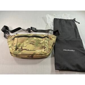 Wilson & Miller Camo Sling Bag Crossbody Waist Pack New w/ Pouch